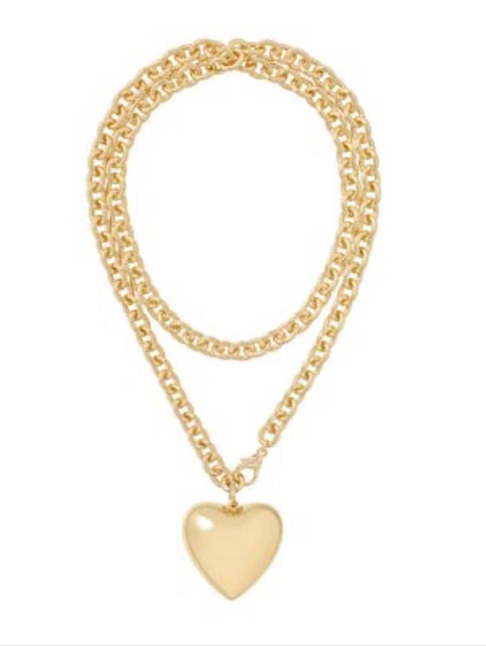 Roxanne Assoulin The Big Puffy Heart Charm Necklace